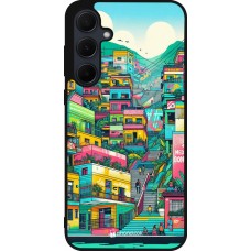 Coque Samsung Galaxy A35 5G - Silicone rigide noir Medellin Comuna 13 Art