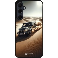 Coque Samsung Galaxy A35 5G - Silicone rigide noir Mercedes G Drift Desert