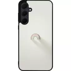 Coque Samsung Galaxy A35 5G - Silicone rigide noir Mini Rainbow Minimal