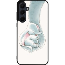 Coque Samsung Galaxy A35 5G - Silicone rigide noir Mom 1903