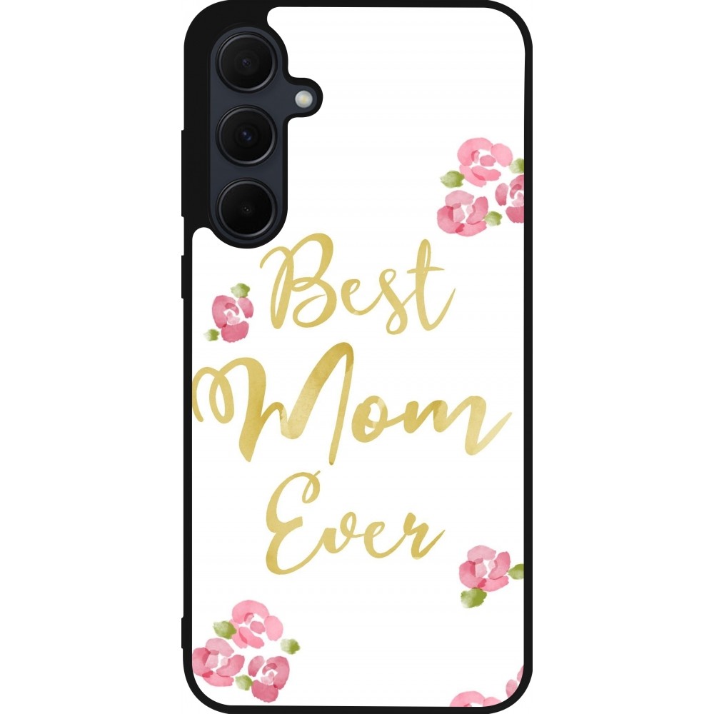 Samsung Galaxy A35 5G Case Hülle - Silikon schwarz Mom 2024 best Mom ever