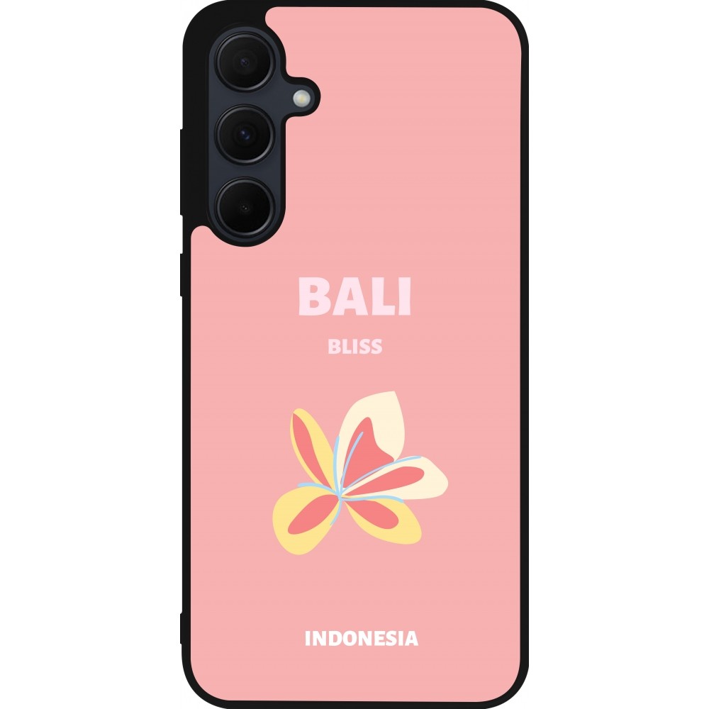 Coque Samsung Galaxy A35 5G - Silicone rigide noir Pop Summer Destination Bali