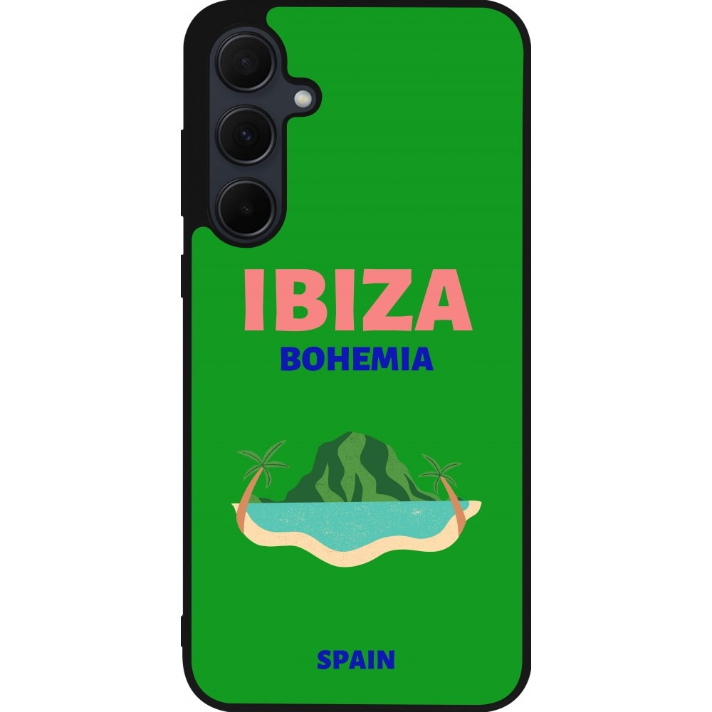 Coque Samsung Galaxy A35 5G - Silicone rigide noir Pop Summer Destination Ibiza