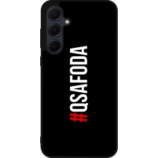 Coque Samsung Galaxy A35 5G - Silicone rigide noir Qsafoda 1