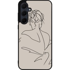 Coque Samsung Galaxy A35 5G - Silicone rigide noir Salnikova 05