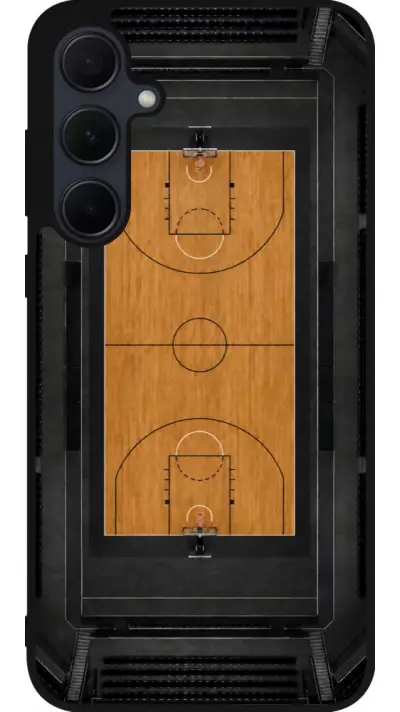 Coque Samsung Galaxy A35 5G - Silicone rigide noir Sports 2026 Basketball