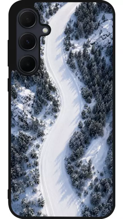 Coque Samsung Galaxy A35 5G - Silicone rigide noir Sports 2026 Ski