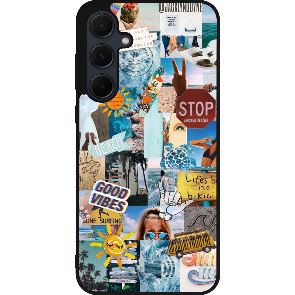 Coque Samsung Galaxy A35 5G - Silicone rigide noir Summer 2021 15