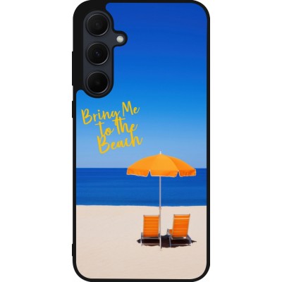 Samsung Galaxy A35 5G Case Hülle - Silikon schwarz Summer 2025 Bring me to the beach