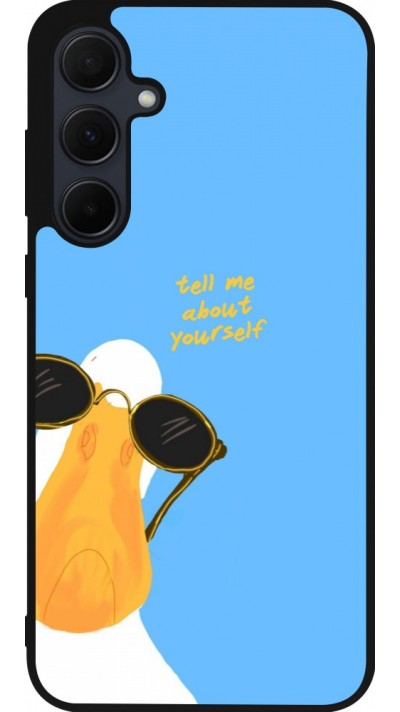 Coque Samsung Galaxy A35 5G - Silicone rigide noir Tell me about yourself Summer 2026