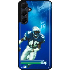 Samsung Galaxy A35 5G Case Hülle - Silikon schwarz Super Bowl 26 Seattle 1