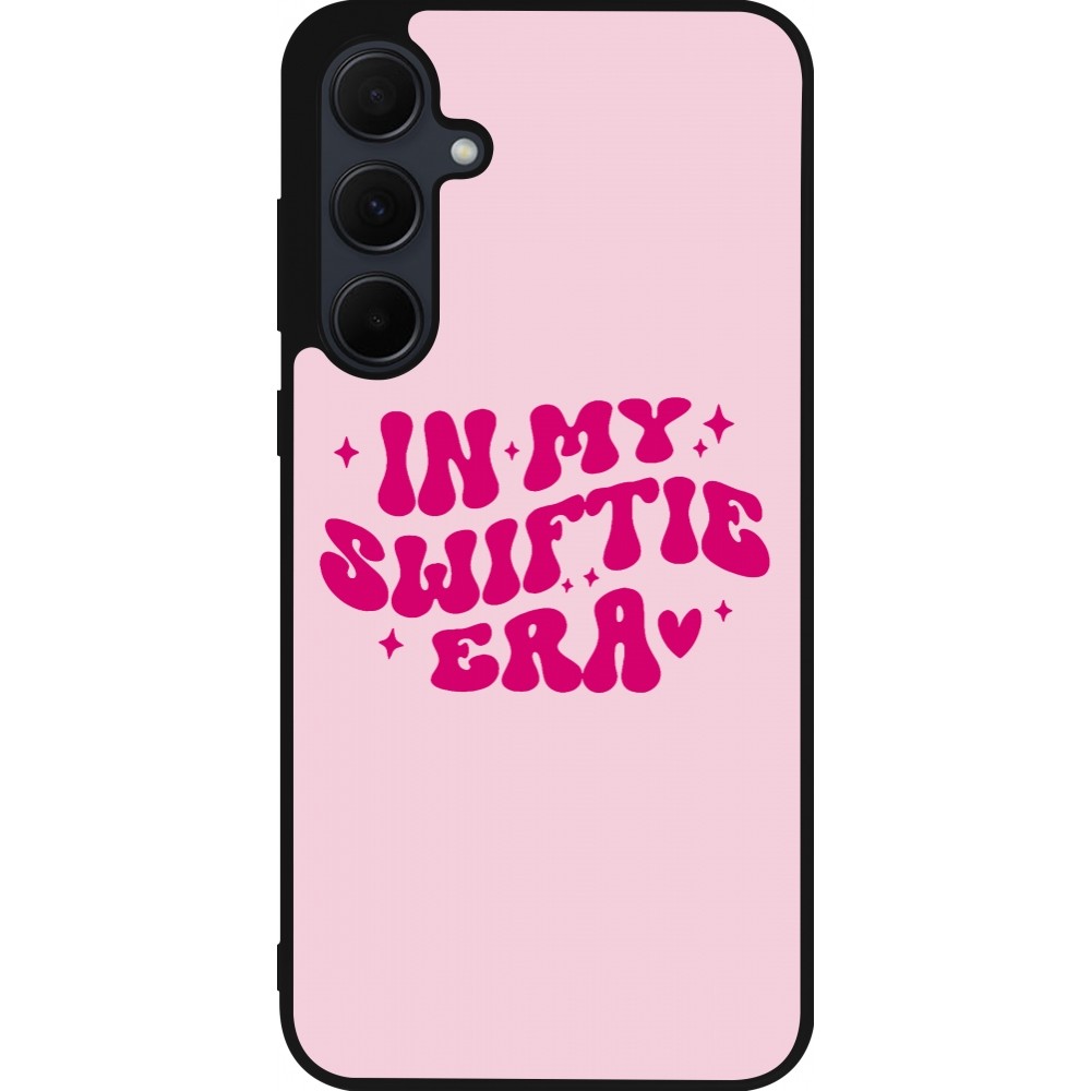 Samsung Galaxy A35 5G Case Hülle - Silikon schwarz Taylor Swift In My Swiftie Era - Pink