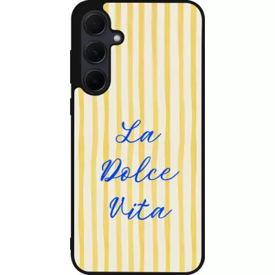 Samsung Galaxy A35 5G Case Hülle - Silikon schwarz The good life 2026