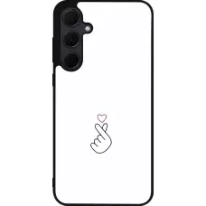 Coque Samsung Galaxy A35 5G - Silicone rigide noir Valentine 2024 heat by Millennials