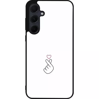 Coque Samsung Galaxy A35 5G - Silicone rigide noir Valentine 2024 heat by Millennials
