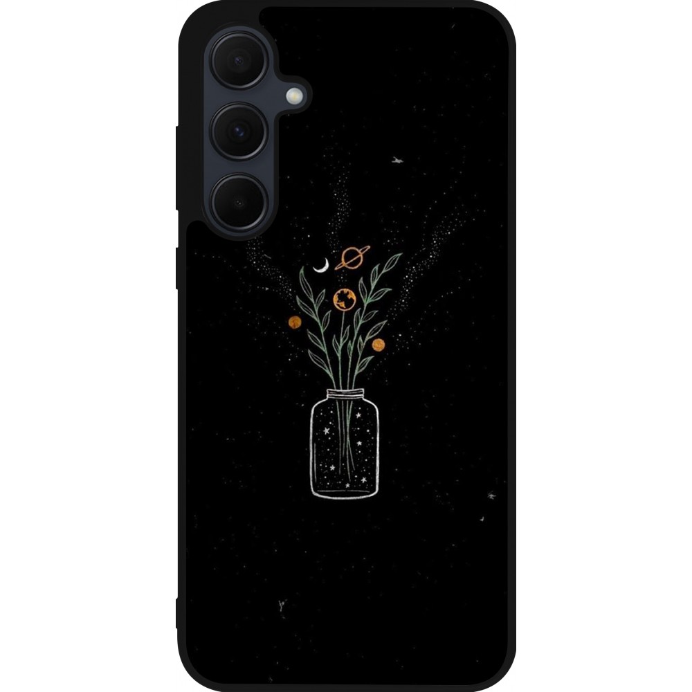 Samsung Galaxy A35 5G Case Hülle - Silikon schwarz Vase black