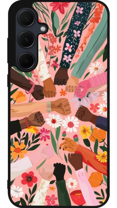 Coque Samsung Galaxy A35 5G - Silicone rigide noir Womens day 2026 8