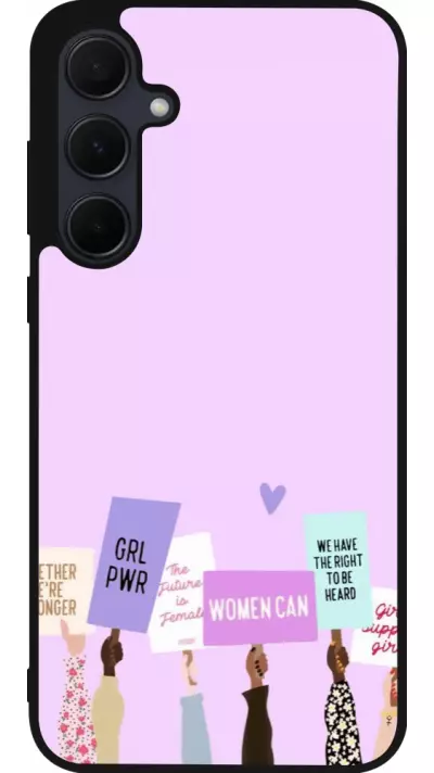 Coque Samsung Galaxy A35 5G - Silicone rigide noir Womens day 2026 9