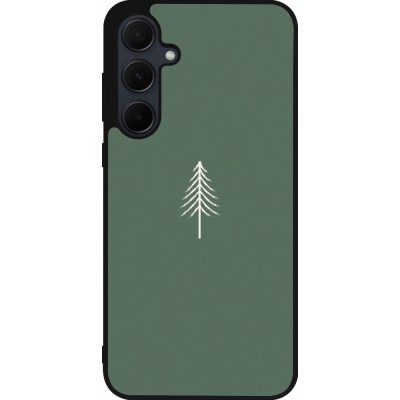 Samsung Galaxy A35 5G Case Hülle - Silikon schwarz Christmas 22 minimalist tree