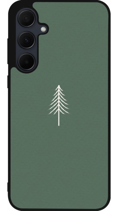 Samsung Galaxy A35 5G Case Hülle - Silikon schwarz Christmas 22 minimalist tree