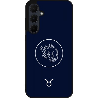 Samsung Galaxy A36 Case Hülle - Silikon schwarz Astrologie Stier