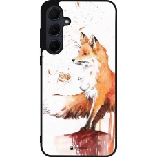Coque Samsung Galaxy A36 - Silicone rigide noir Autumn 21 Fox