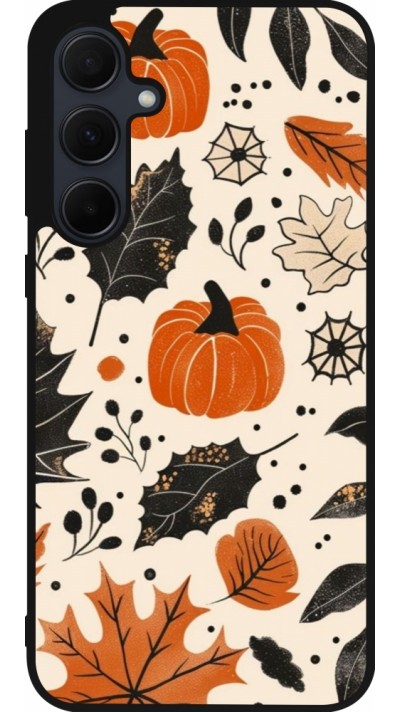 Coque Samsung Galaxy A36 - Silicone rigide noir Autumn 2024 nature