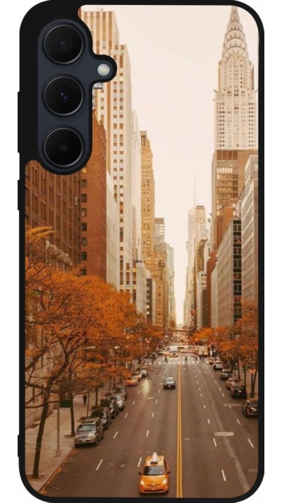 Coque Samsung Galaxy A36 - Silicone rigide noir Autumn 2024 New York city