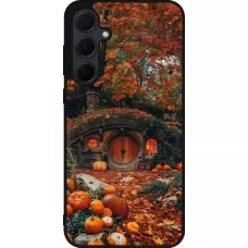 Coque Samsung Galaxy A36 - Silicone rigide noir Autumn 26 Hobbit house