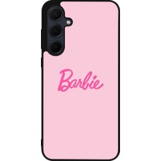 Coque Samsung Galaxy A36 - Silicone rigide noir Barbie Text