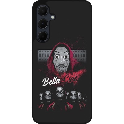 Coque Samsung Galaxy A36 - Silicone rigide noir Bella Ciao