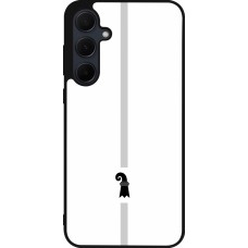 Samsung Galaxy A36 Case Hülle - Silikon schwarz Kanton BS weiss