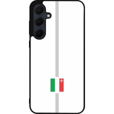 Samsung Galaxy A36 Case Hülle - Silikon schwarz Kanton NE weiss