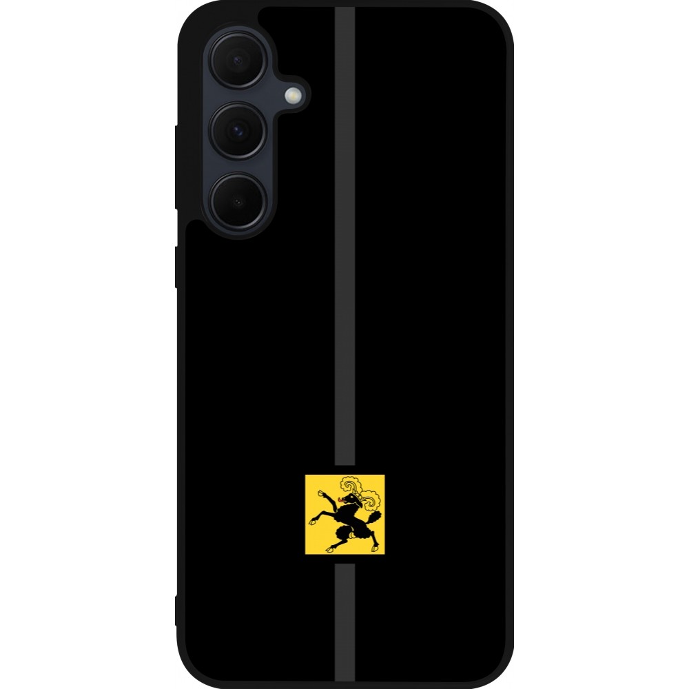 Samsung Galaxy A36 Case Hülle - Silikon schwarz Kanton SH schwarz