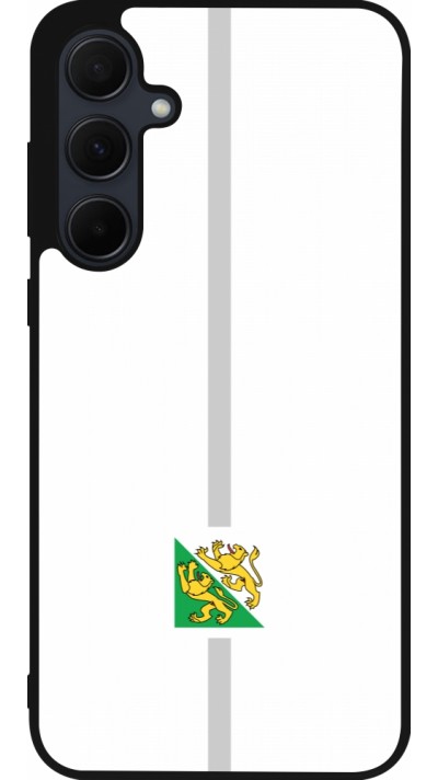 Samsung Galaxy A36 Case Hülle - Silikon schwarz Kanton TG weiss