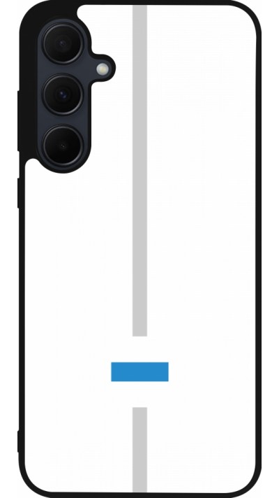 Samsung Galaxy A36 Case Hülle - Silikon schwarz Kanton ZG weiss