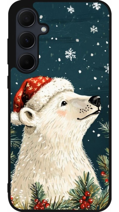 Coque Samsung Galaxy A36 - Silicone rigide noir Christmas 25 Bear