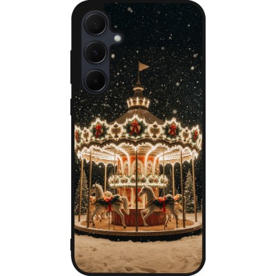 Samsung Galaxy A36 Case Hülle - Silikon schwarz Christmas 25 Carousel