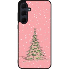 Coque Samsung Galaxy A36 - Silicone rigide noir Christmas 25 Pink Tree
