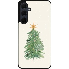 Coque Samsung Galaxy A36 - Silicone rigide noir Christmas 25 Sketch Tree