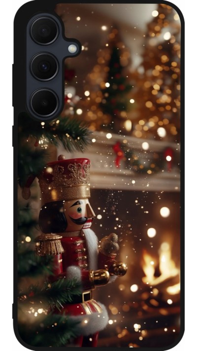 Coque Samsung Galaxy A36 - Silicone rigide noir Christmas 25 Xmas Nutcracker