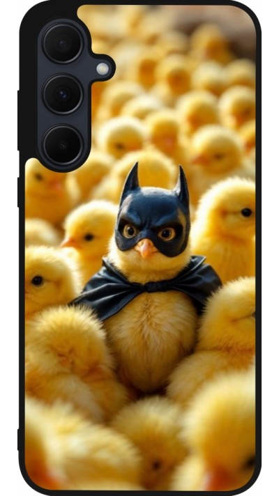 Samsung Galaxy A36 Case Hülle - Silikon schwarz Easter 2026 Chicken Batman