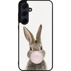 Coque Samsung Galaxy A36 - Silicone rigide noir Easter 2023 bubble gum bunny