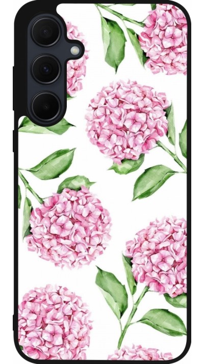Coque Samsung Galaxy A36 - Silicone rigide noir Easter 2024 pink flowers