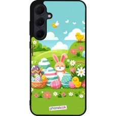 Coque Samsung Galaxy A36 - Silicone rigide noir Easter 2025 Green