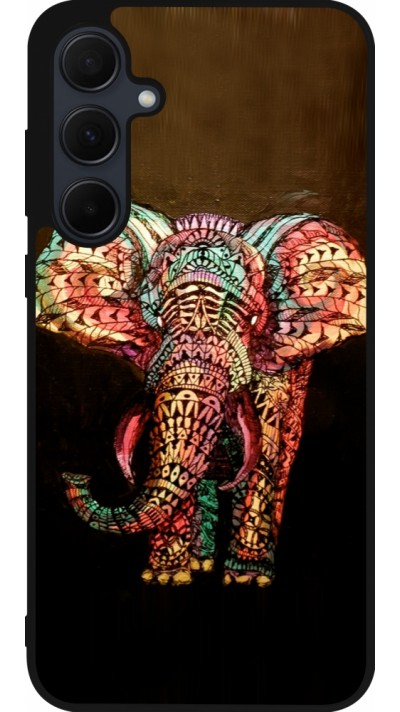 Coque Samsung Galaxy A36 - Silicone rigide noir Elephant 02