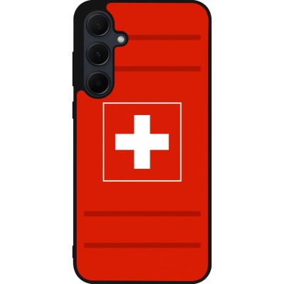 Samsung Galaxy A36 Case Hülle - Silikon schwarz Euro 2020 Switzerland