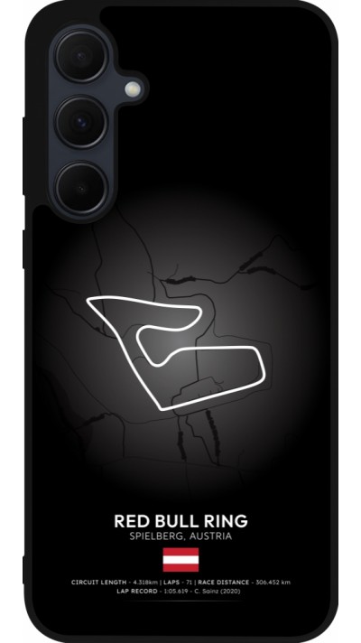 Coque Samsung Galaxy A36 - Silicone rigide noir F1 Track 2025 Austria