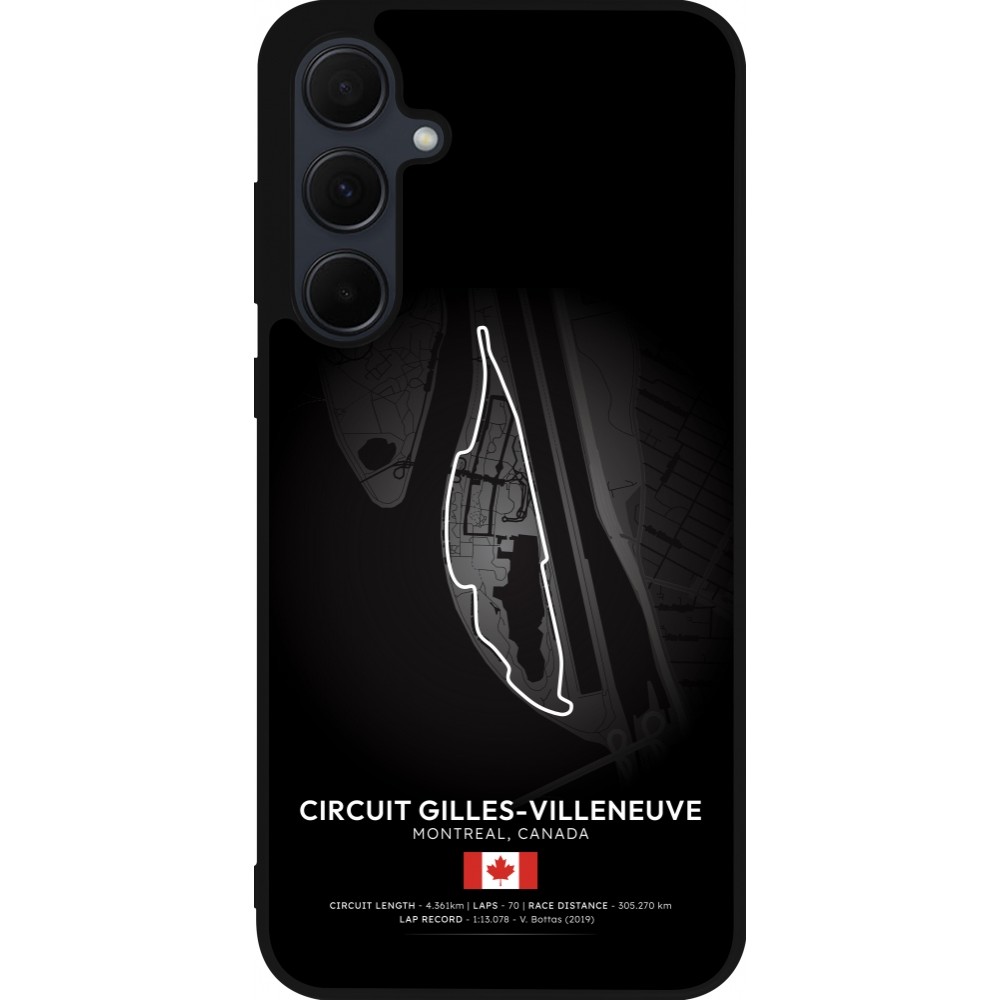 Coque Samsung Galaxy A36 - Silicone rigide noir F1 Track 2025 Canada