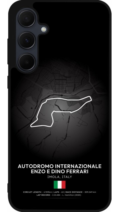 Coque Samsung Galaxy A36 - Silicone rigide noir F1 Track 2025 Emilia-Rogmana